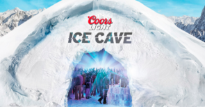 coors light ice cave